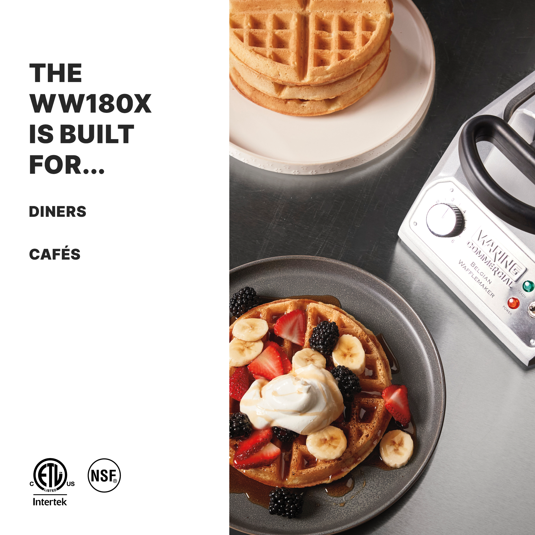 Single Belgian Waffle Maker